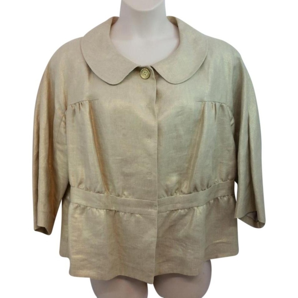 Semantiks Linen Button 16w Blouse